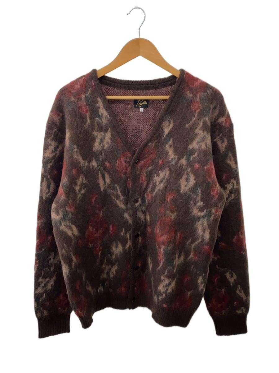 【中古】Needles◆22AW/Mohair Cardigan-Rose/カーディガン(厚手)/L/モヘア/BRW/LQ270【メンズウェア】｜2ｎｄ STREET 店