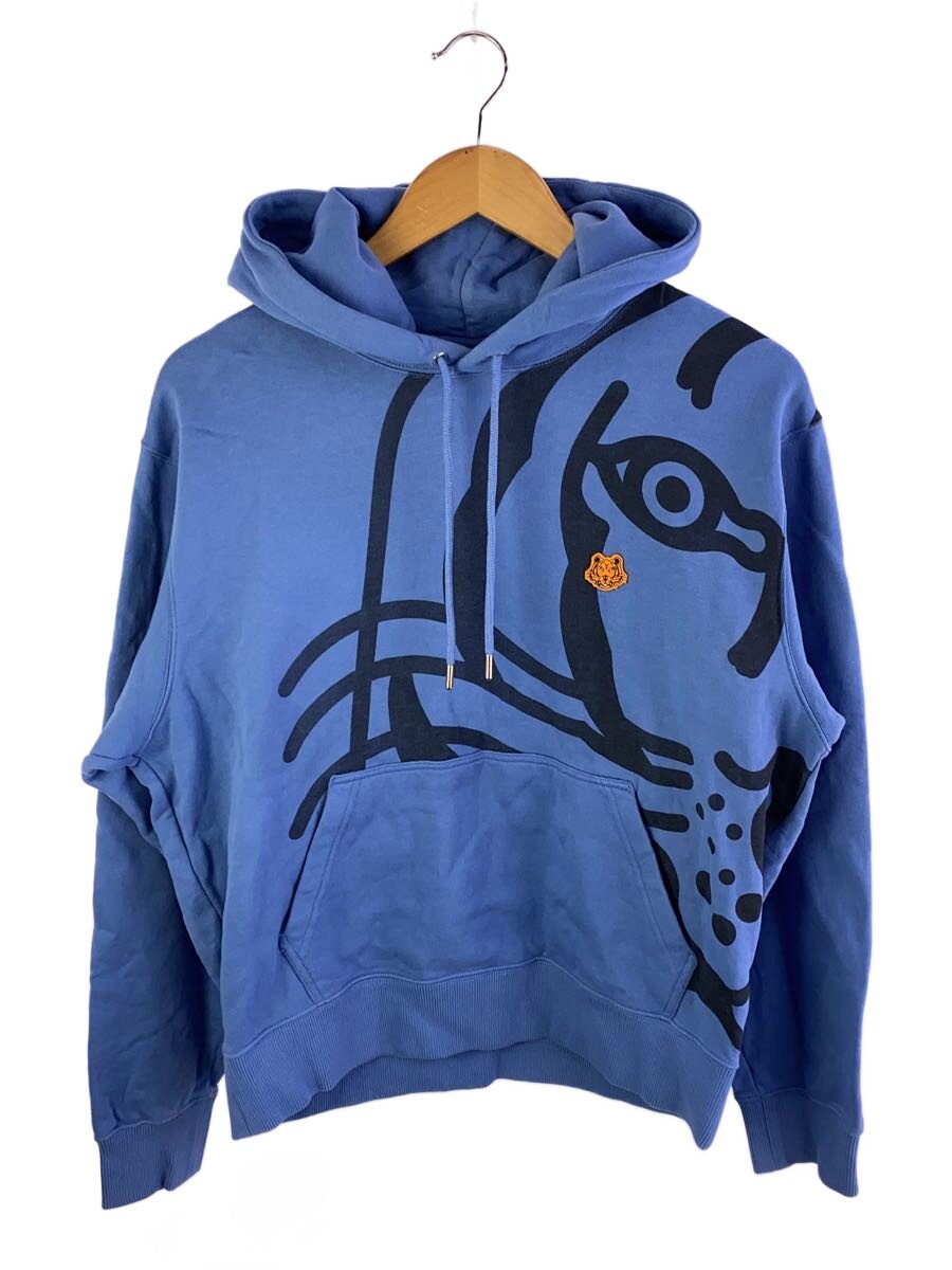 【中古】KENZO◆パーカー/M/綿織物/BLU/FB65SW3054MO【メンズウェア】