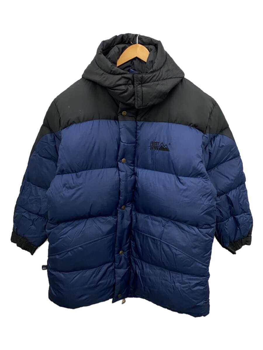 【中古】FIRST DOWN◆90s/ダウンジャケット/L/ポリエステル/NVY//【メンズウェア】｜2ｎｄ STREET 店