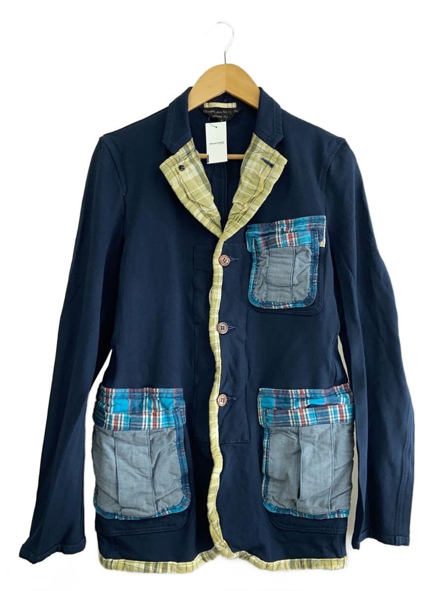 【中古】COMME des GARCONS HOMME PLUS◆テーラードジャケット/S/ポリエステル/NVY/無地/pe-j068//【メンズウェア】|2nd STREET 店