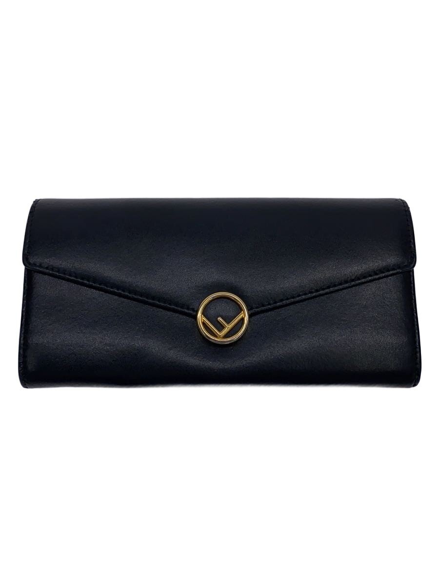 【中古】FENDI◆長紙入れ/帆布/BLK/無地/レディース/8M0251【服飾雑貨他】
