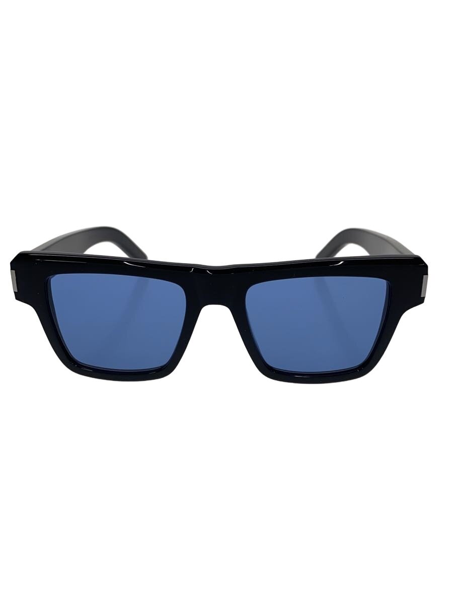 【中古】SAINT LAURENT◆黒眼鏡/真四角/可塑性物質/BLK/BLU/メンズ/SL469//【服飾雑貨他】