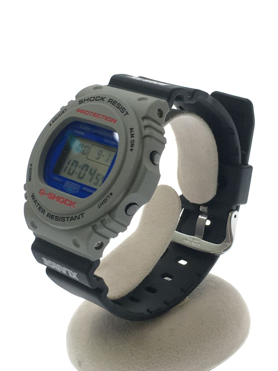 CASIO X-LARGE QUARTZ DIGITAL RUBBER GRY DW-5750 #522B VERYGOOD WRISTWATCH  F/S