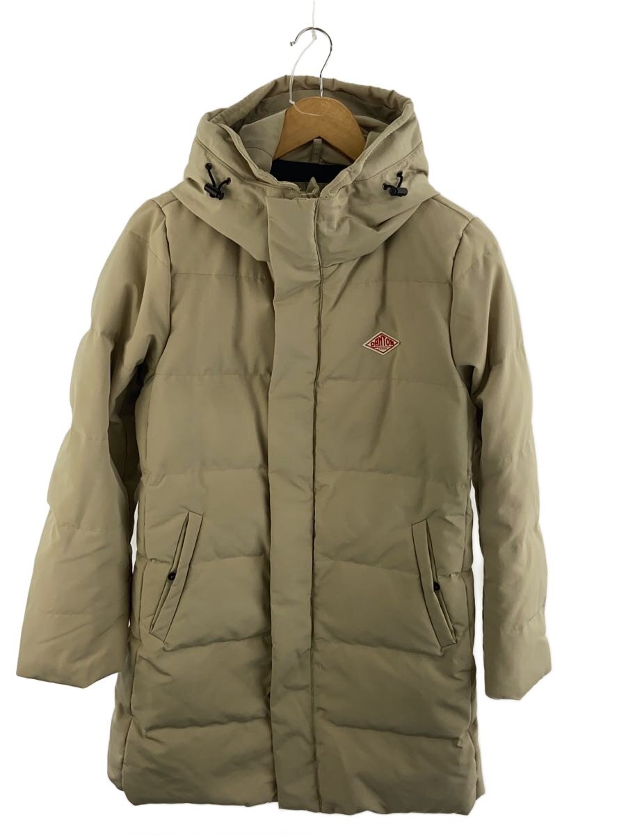 【中古】DANTON◆ロングダウンジャケット/36/ポリエステル/BEG/15a-fa-002【レディースウェア】|2nd STREET 店