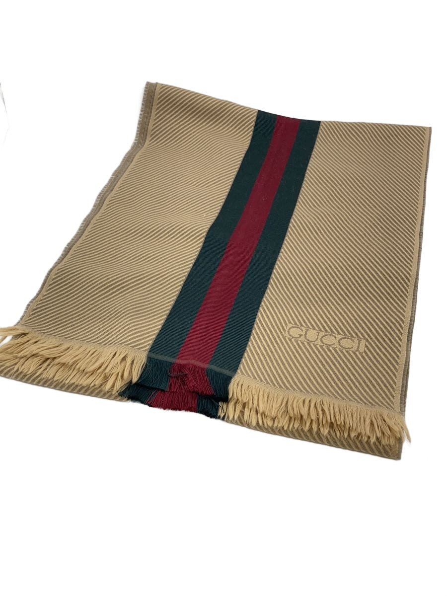 【中古】GUCCI◆えり巻き/羊毛/レディース【服飾雑貨他】