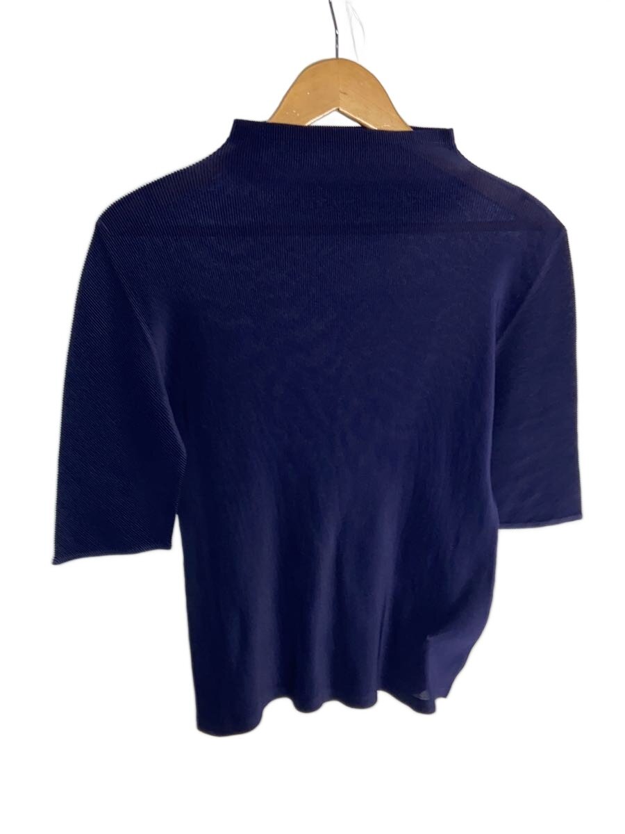 【中古】PLEATS PLEASE ISSEY MIYAKE◆半袖カットソー/3/ポリエステル/NVY/PP33-FK373【レディース御召しもの】