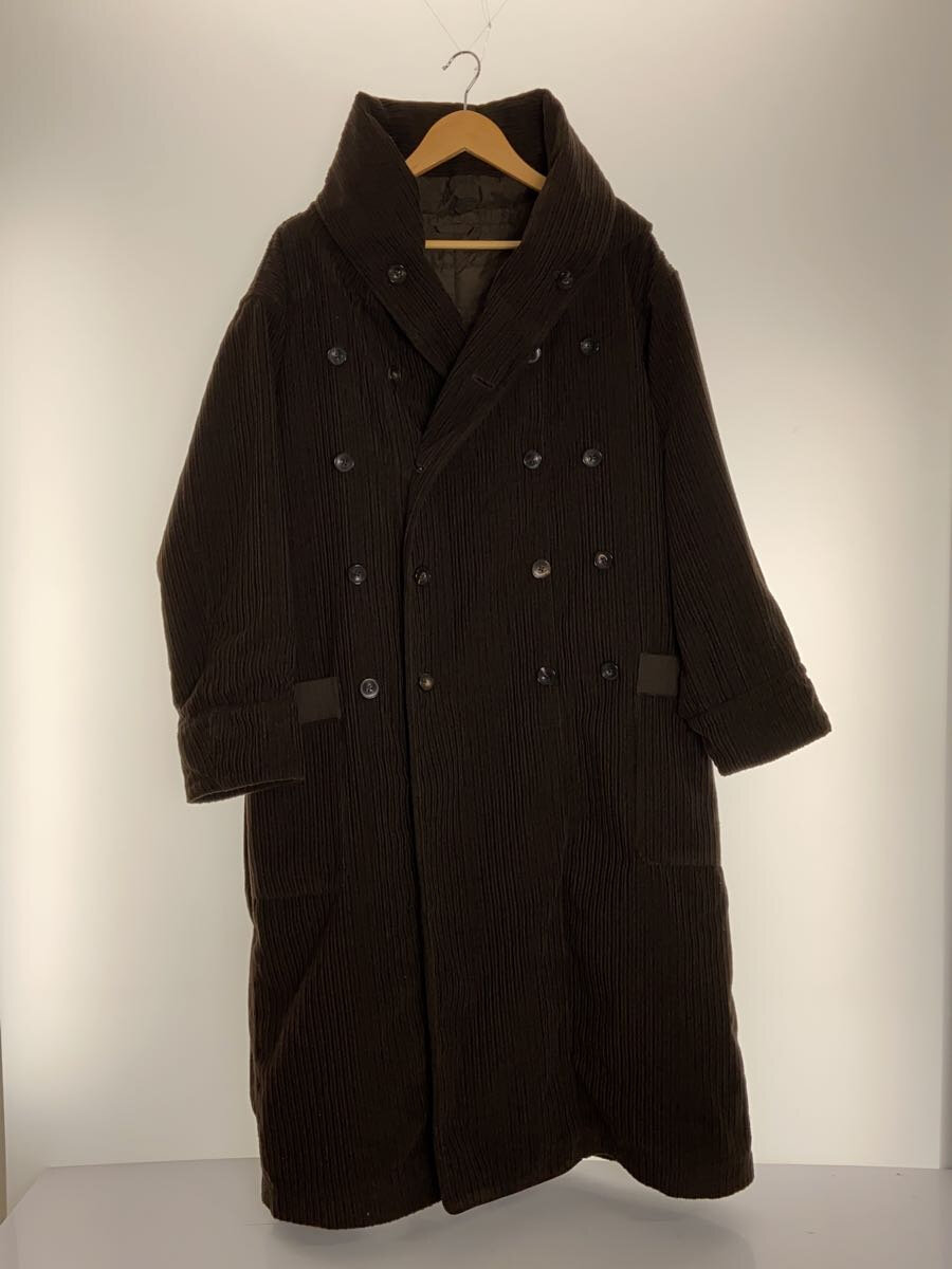 【中古】iroquois◆チェスターコート/2/羊毛/BRW/783204//【メンズウェア】