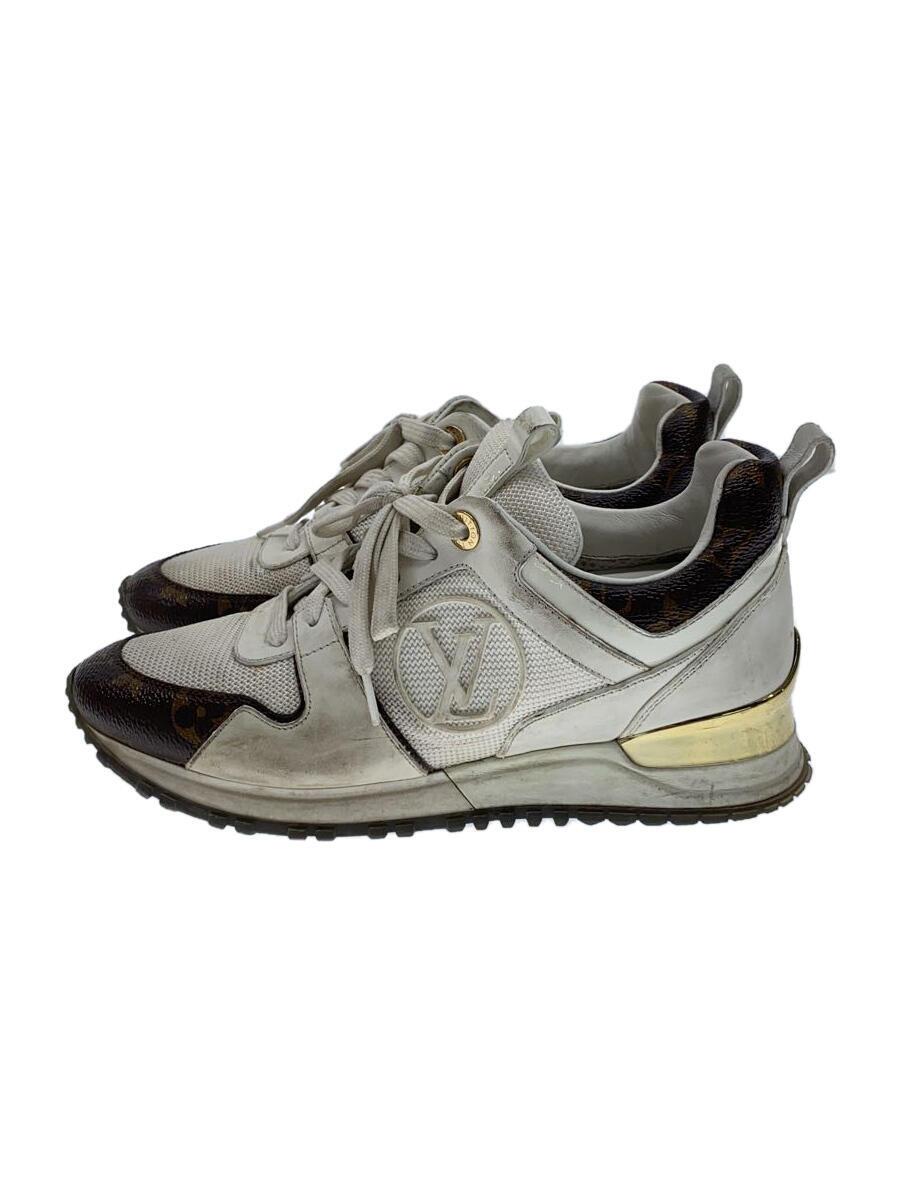 【中古】LOUIS VUITTON◆ローカットスニーカー/35/WHT/PVC【シューズ】