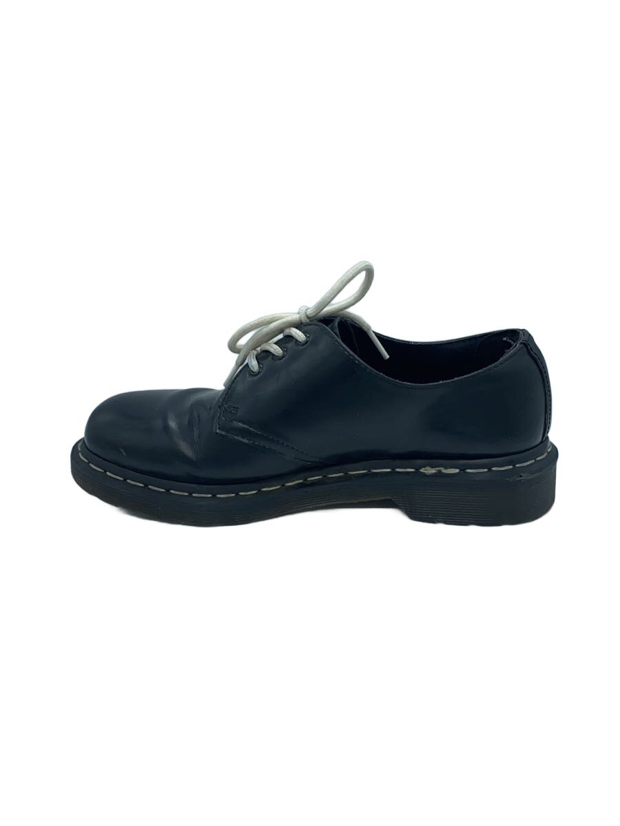 【中古】Dr.Martens◆シューズ/US9/BLK/なめし革/24757/白いこと編み目【シューズ】
