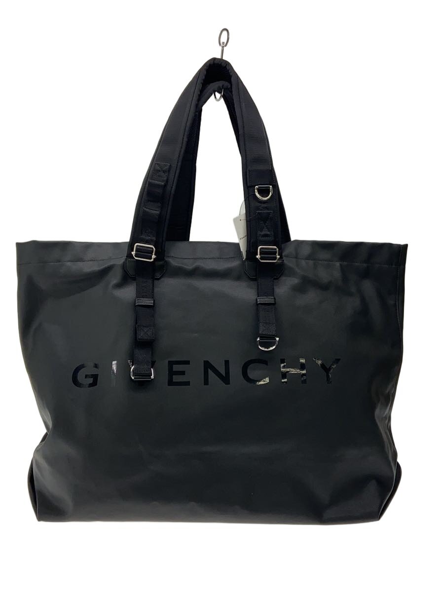 【中古】GIVENCHY◆トートバッグ/PVC/BLK【御徒面子】