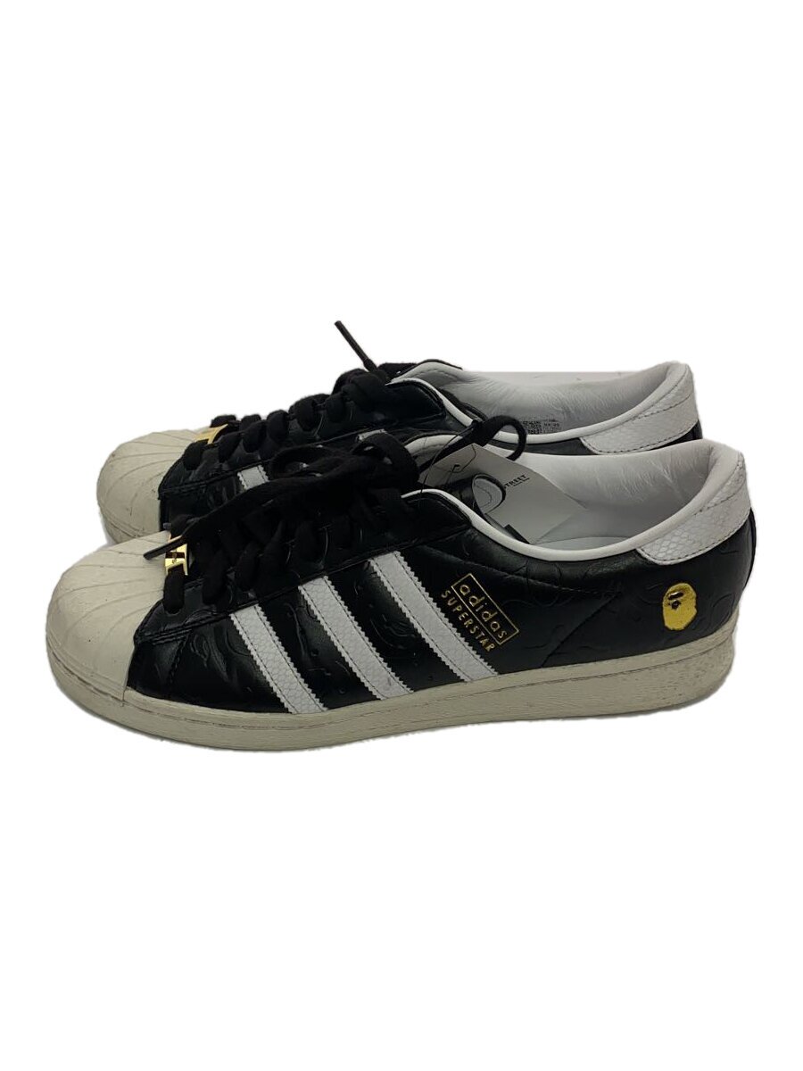 【中古】adidas◆ローカットスニーカー/26.5糎/BLK/つま先汚れた状態有【シューズ】