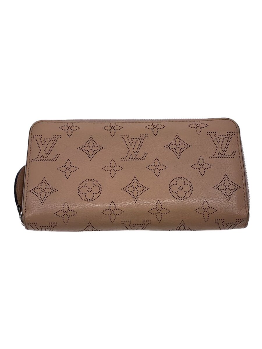 【中古】LOUIS VUITTON◆ジッピー・ウォレット_マヒナ_PNK/牛革/PNK/レディース【服飾雑貨他】