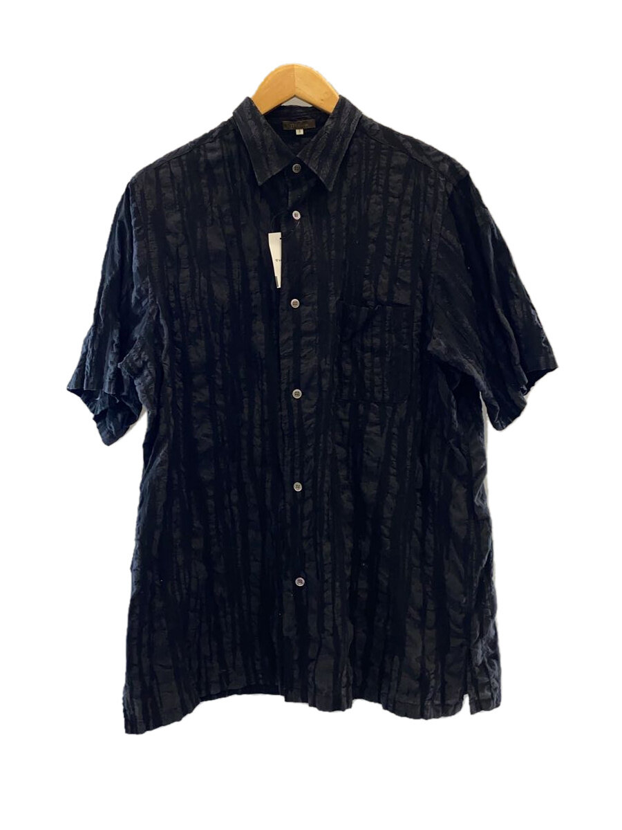 【中古】Y’s for men◆ガーゼ レギュラー色つや ショートスリーブシャツ/L/BLK/MP-B26-912//【メンズウェア】