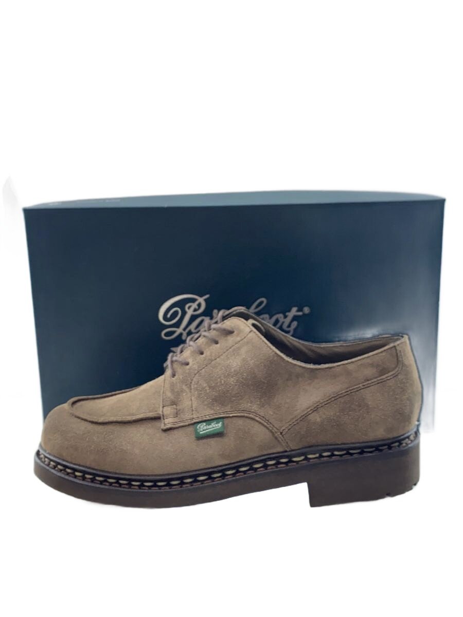 【中古】Paraboot◆お召しものシューズ/6/BRW/スウェード/235738/CHAMBORD/可愛らしさゲーム盤/U手当て/箱嘱する【シューズ】