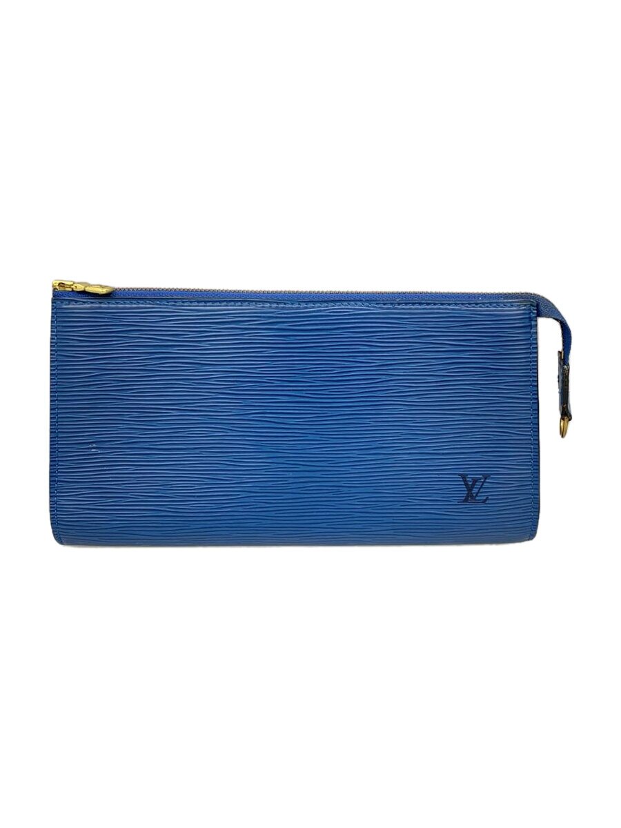 【中古】LOUIS VUITTON◆ポシェット・アクセソワール_エピ/レザー/BLU【バッグ】｜2ｎｄ STREET 店
