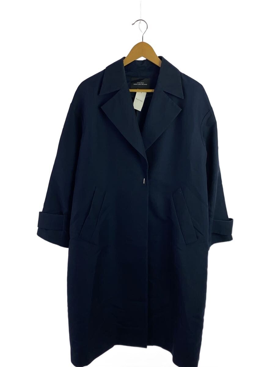【中古】UNITED ARROWS green label relaxing◆厚地の外套/38/綿織物/NVY/3625-138-1592【レディース御召しもの】