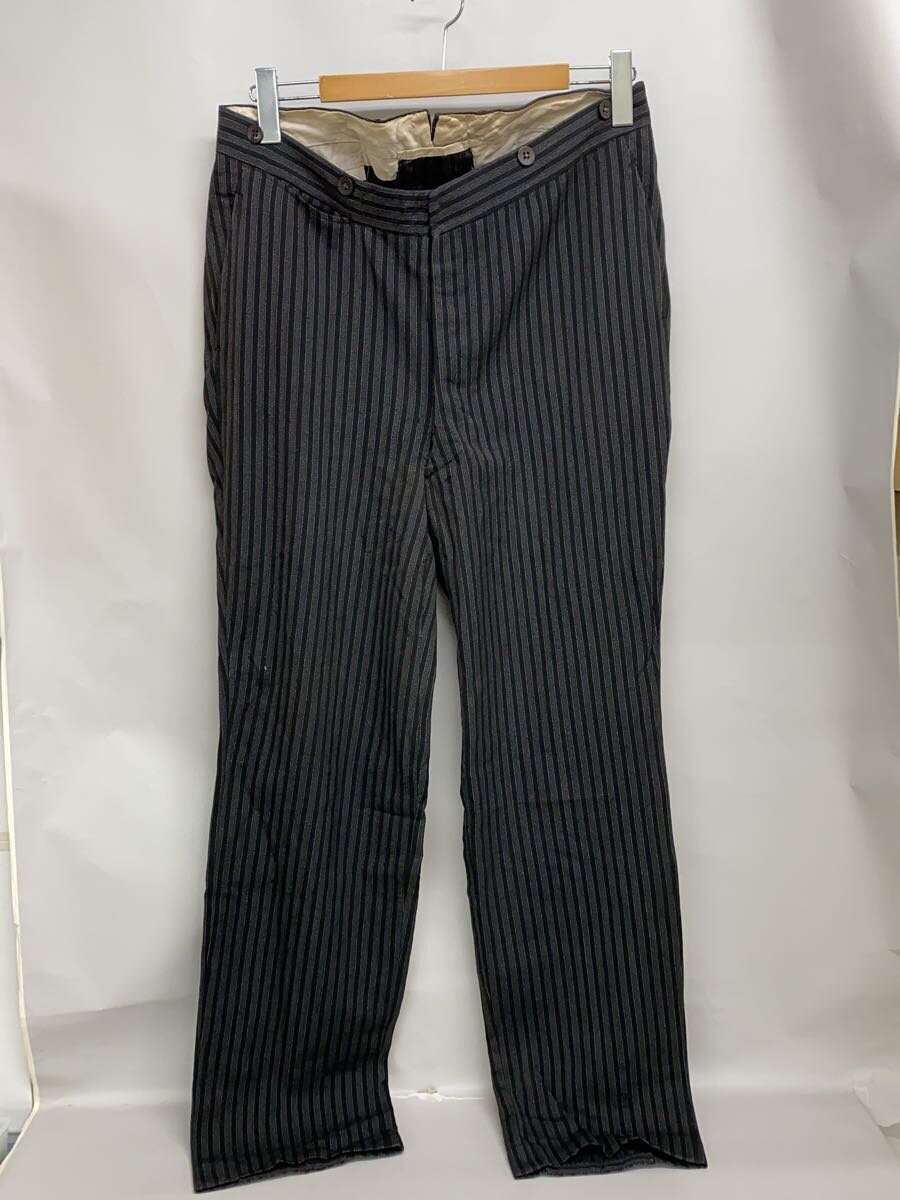 【中古】ALFRED NELSON CO./スラックスパンツ/--/ウール/BLK/ストライプ【メンズウェア】|2nd STREET 店