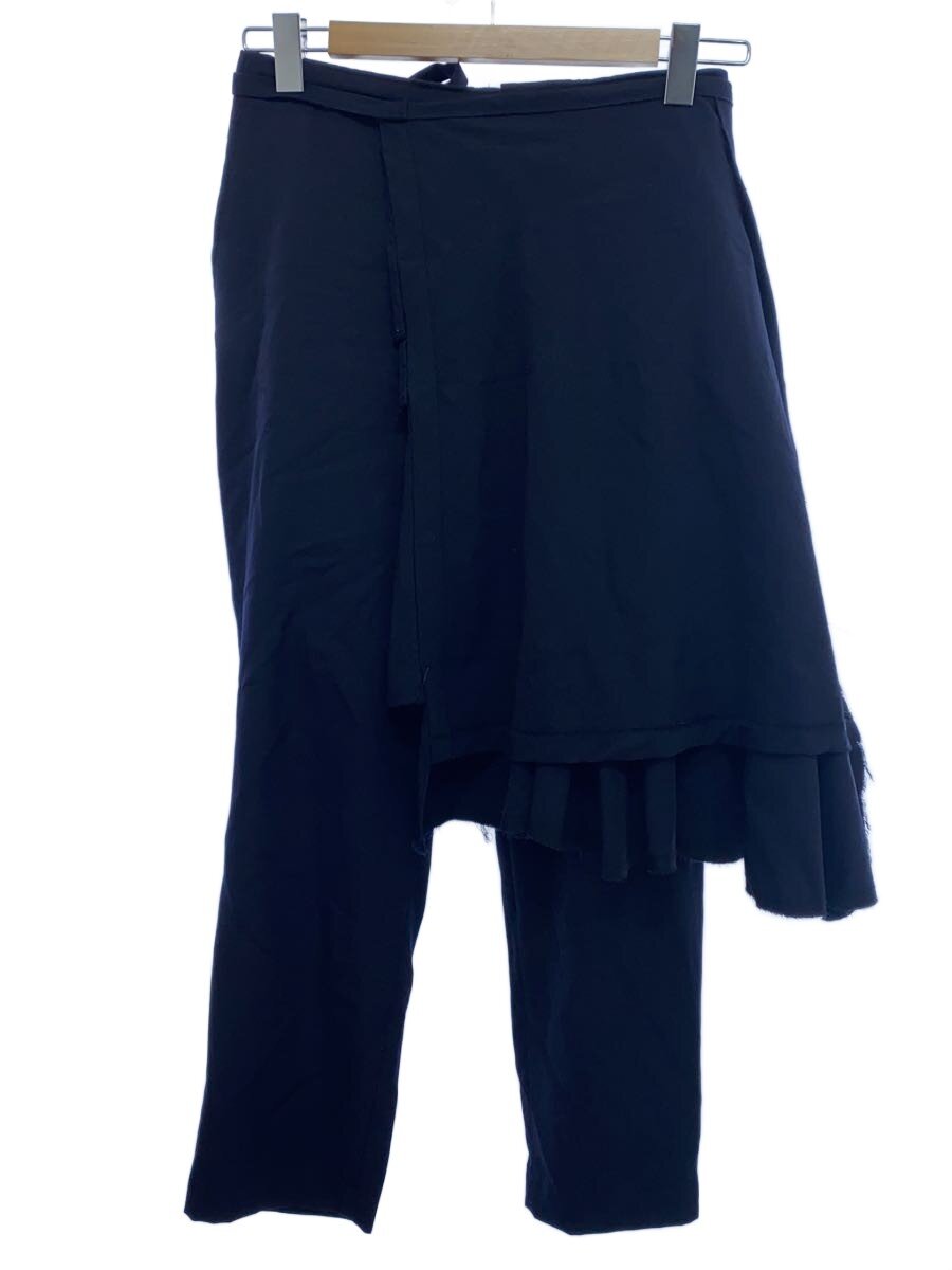 【中古】robe de chambre COMME des GARCONS◆03AW/ラップスカートパンツ/下つ方/L/羊毛/米国海軍/無地/RK-P012【レディース御召しもの】