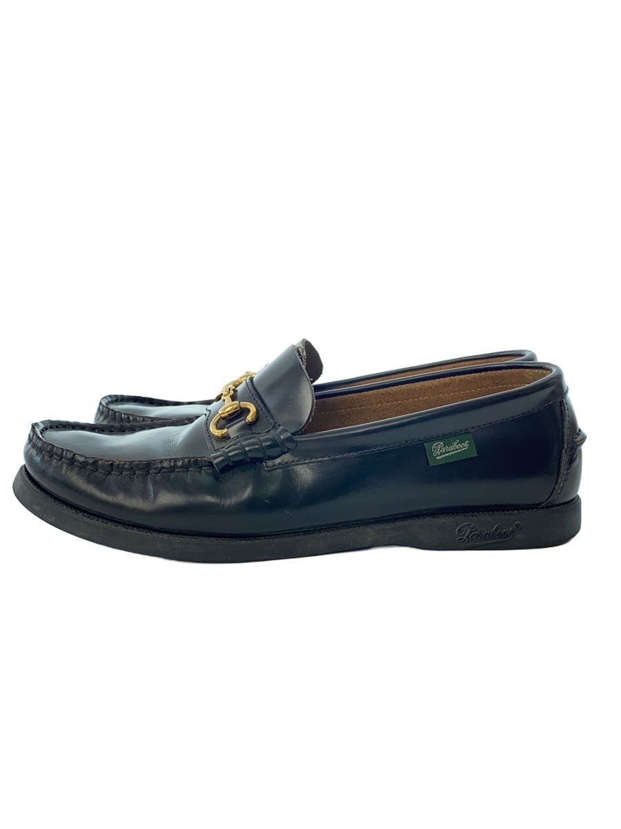 【中古】Paraboot◆置き目毛皮/united arrows別注/--/BLK/なめし革【シューズ】