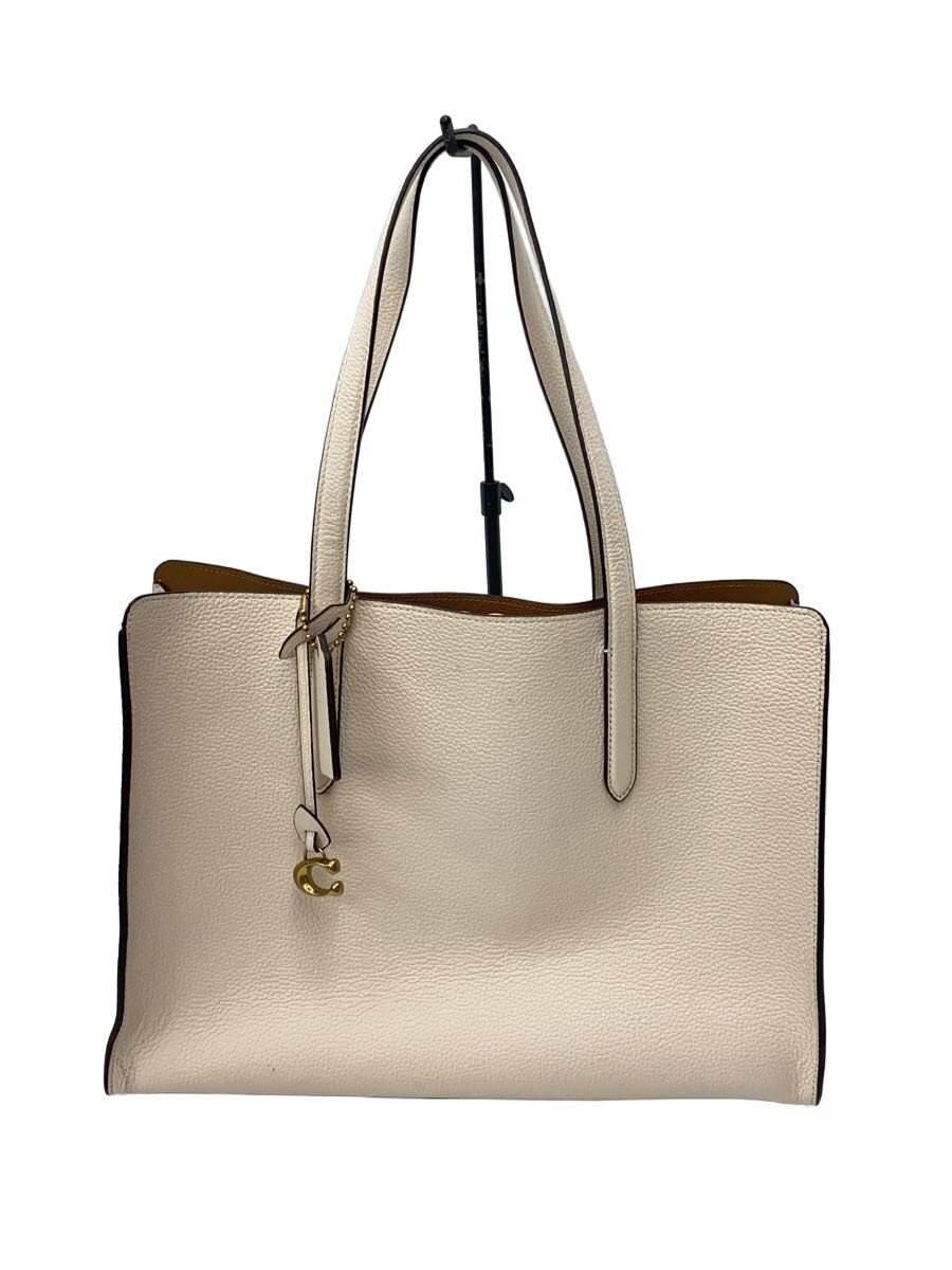【中古】COACH◆カーターキャリーオール/トートバッグ/レザー/WHT/CH805/汚れ有【バッグ】|2nd STREET 店