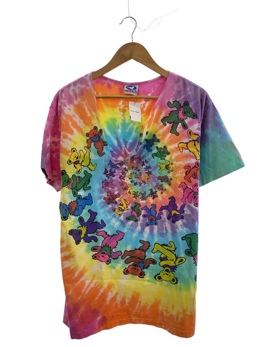 【中古】LIQUID BLUE◆90s/GRATEFUL DEAD/タイダイ/プルオーバー/XL/綿織物/マルチ色合い【メンズウェア】