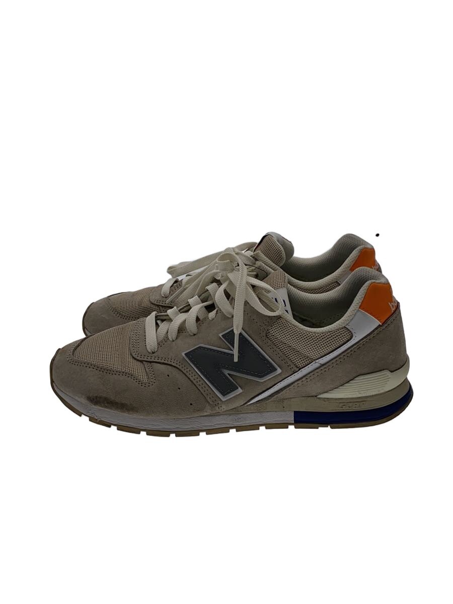 【中古】NEW BALANCE◆ローカットスニーカー/26.5珊/薄墨色/珊996ej2/996/オレンジ色/青碧/GCAP【シューズ】