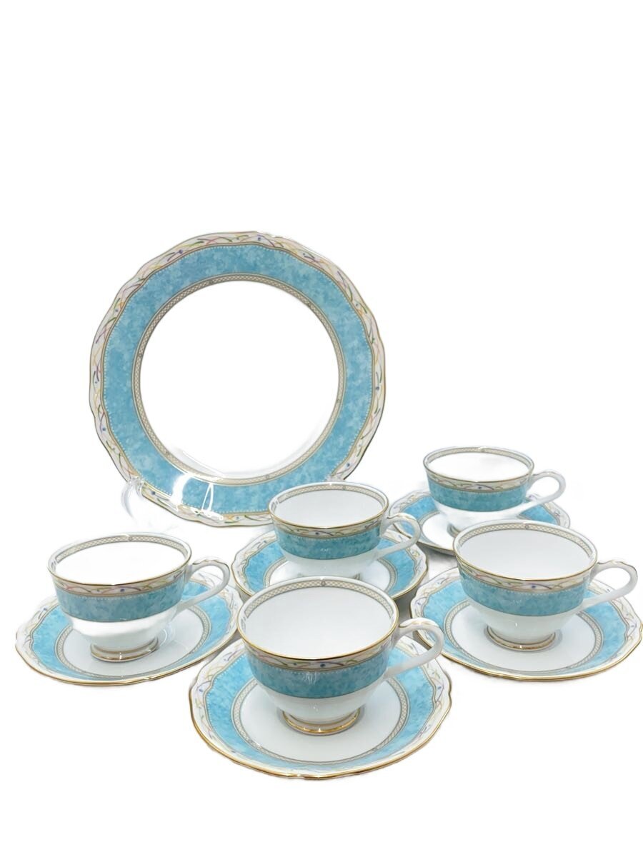 【中古】Noritake◆優勝杯\u0026平円盤/6点仕掛ける/BLU【御厨子所備品】