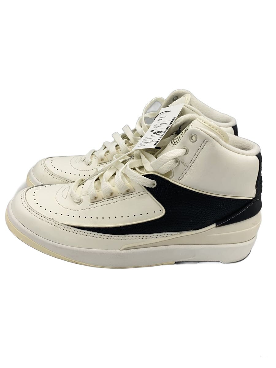 【中古】NIKE◆AIR JORDAN 2 RETRO_大気圏 ジョーダン 2 レトロ/26.5糎/WHT【シューズ】