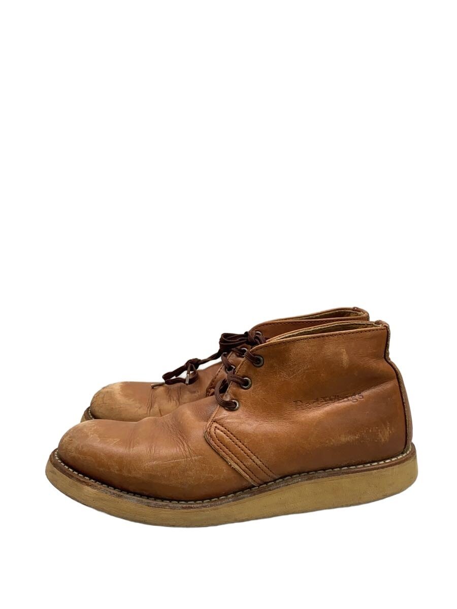 【中古】RED WING◆ブーツ/25.5糎/BRW/なめし革/595【シューズ】