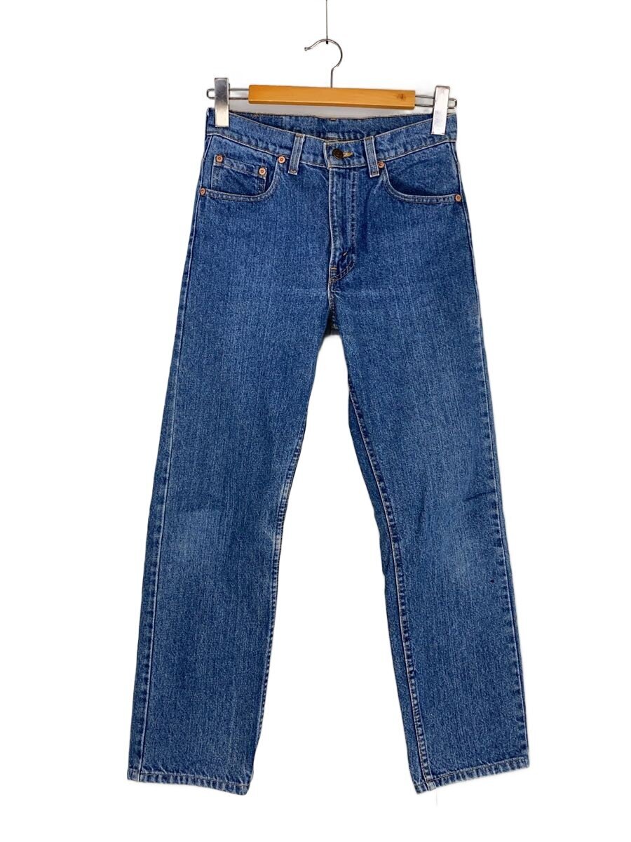 【中古】Levi’s◆ジーンズズボン下/29/ジーンズ/インディゴ/無地/USA製/名取り草裏525/505-0217【メンズウェア】