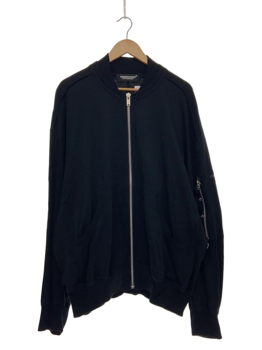 【中古】UNDERCOVER◆ジップパーカー/4/綿織物/BLK/UC1D4205【メンズウェア】