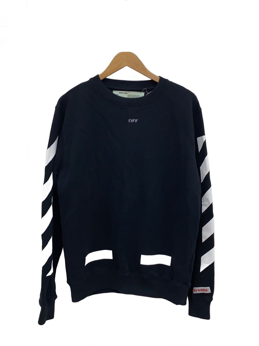 【中古】OFF-WHITE◆流汗/S/綿織物/BLK/刷り上げる/OMBA003F17003028//【メンズウェア】
