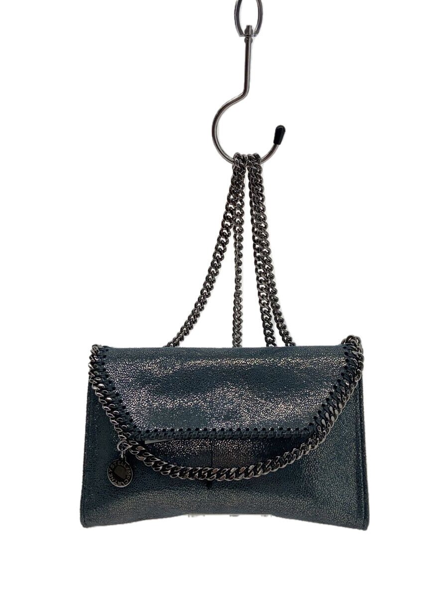 【中古】STELLAMcCARTNEY◆ショルダーバッグ/なめし革/BLU/無地/581238//【御徒面子】