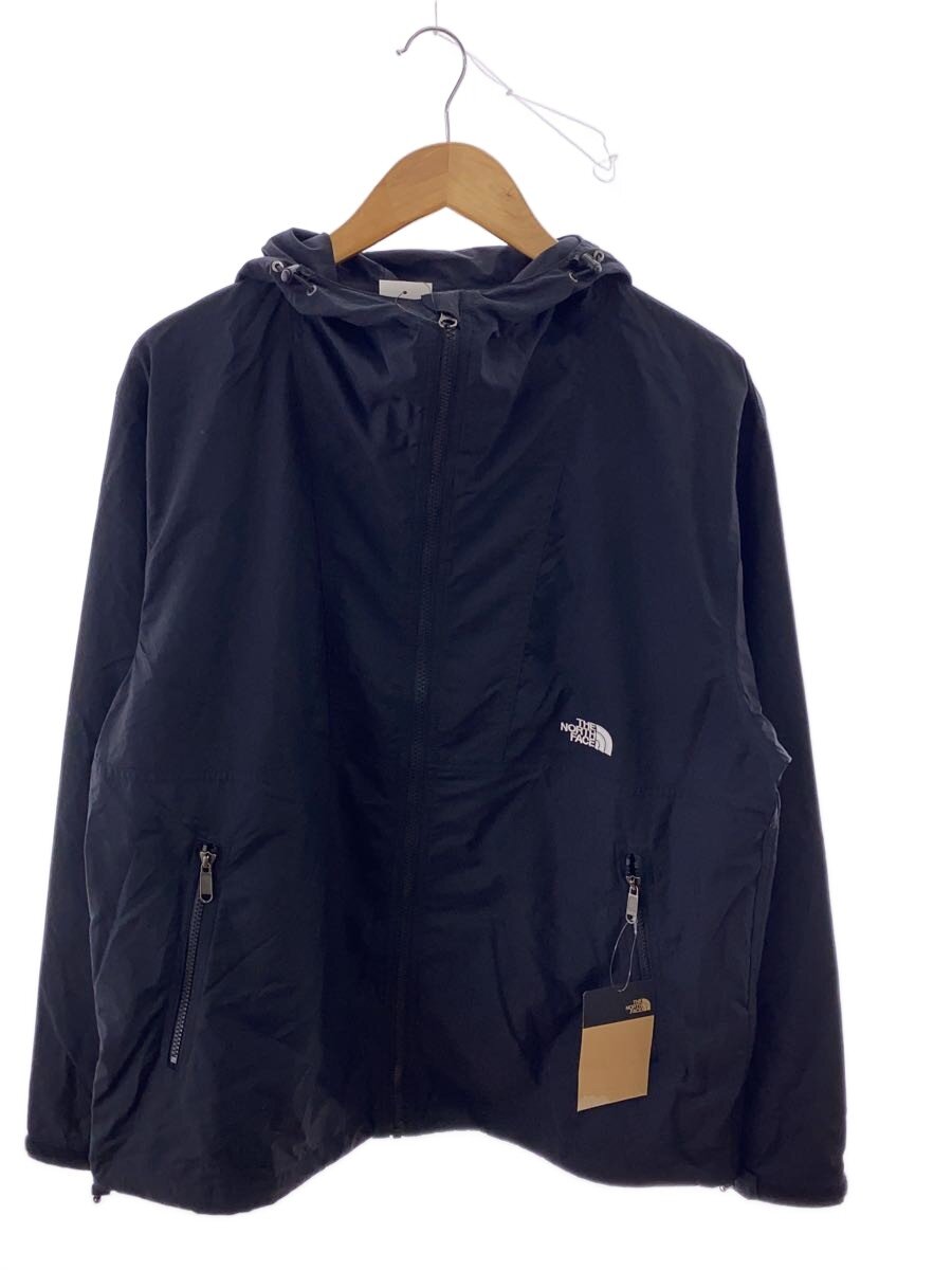 【中古】THE NORTH FACE◆COMPACT JACKET_コンパクトジャケット/L/ナイロン/BLK【メンズウェア】|2nd STREET 店