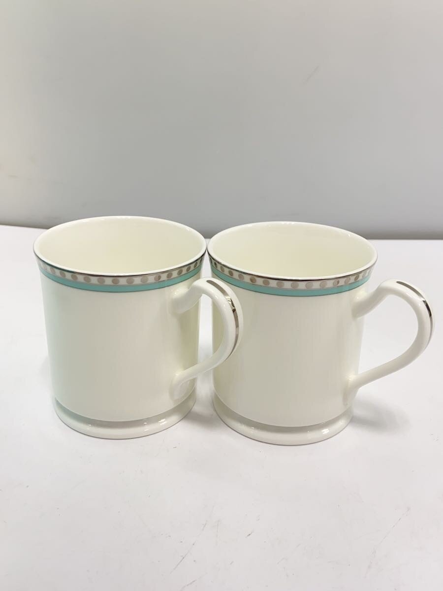 【中古】TIFFANY&Co.◆グラス/2点セット/WHT【キッチン用品】
