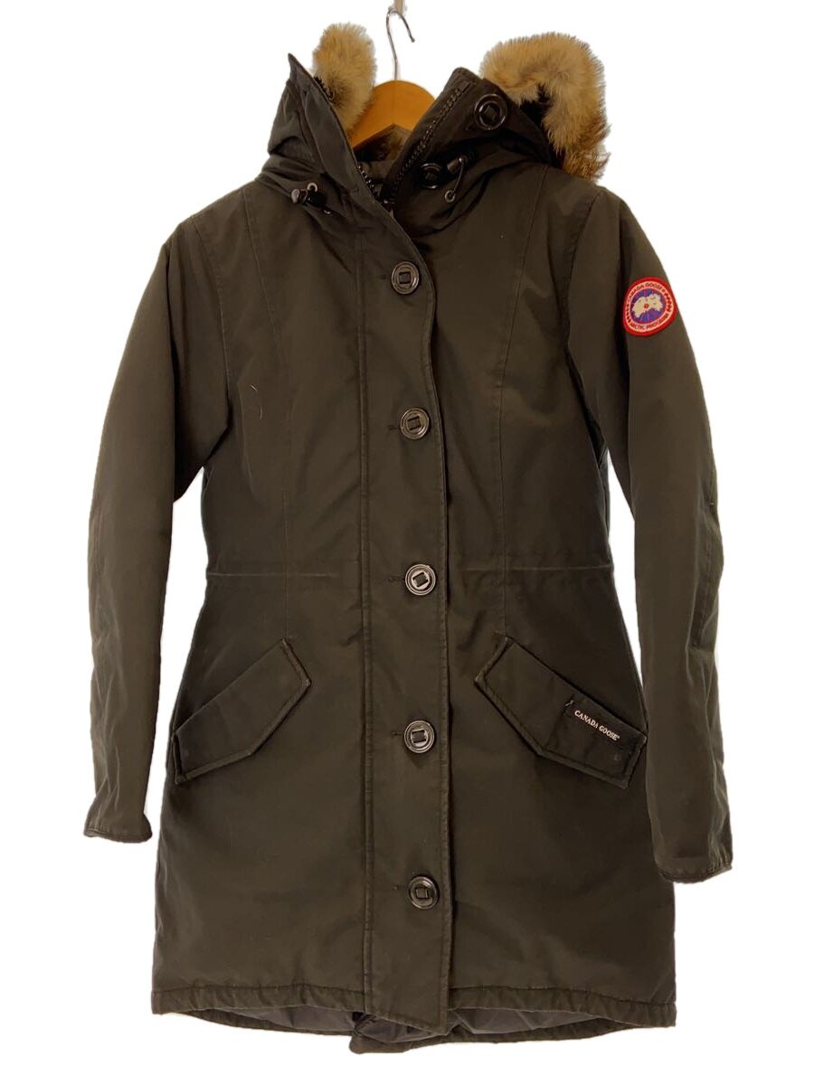 【中古】CANADA GOOSE◆ロングダウンジャケット/S/ポリエステル/BLK/2580LA/ROSSCLAIR PARKA【レディースウェア】|2nd STREET 店