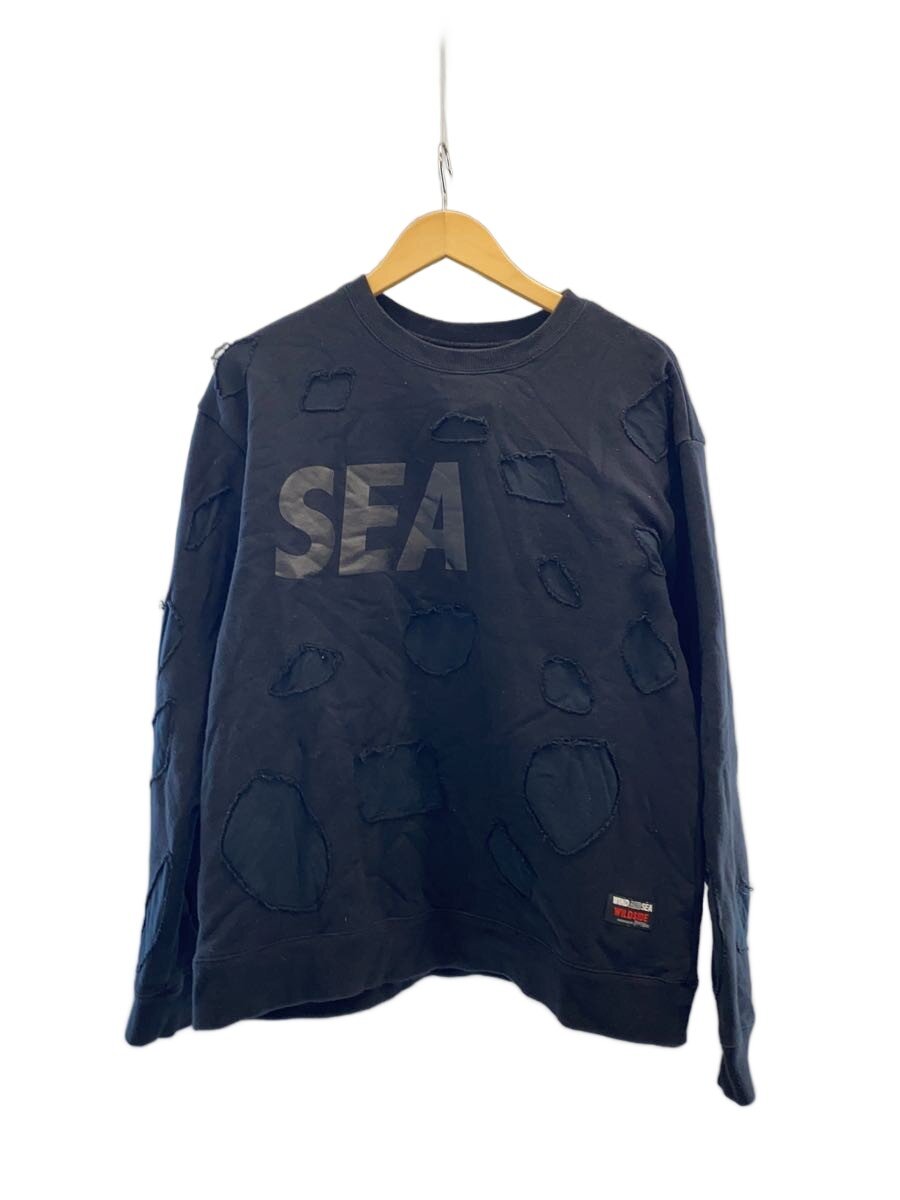 【中古】WIND AND SEA◆スウェット/3/コットン/BLK//【メンズウェア】|2nd STREET 店
