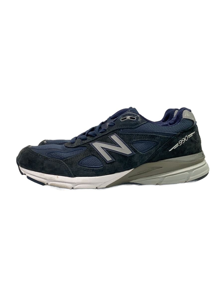 【中古】NEW BALANCE◆U990/米国海軍/US9.5/NVY【シューズ】