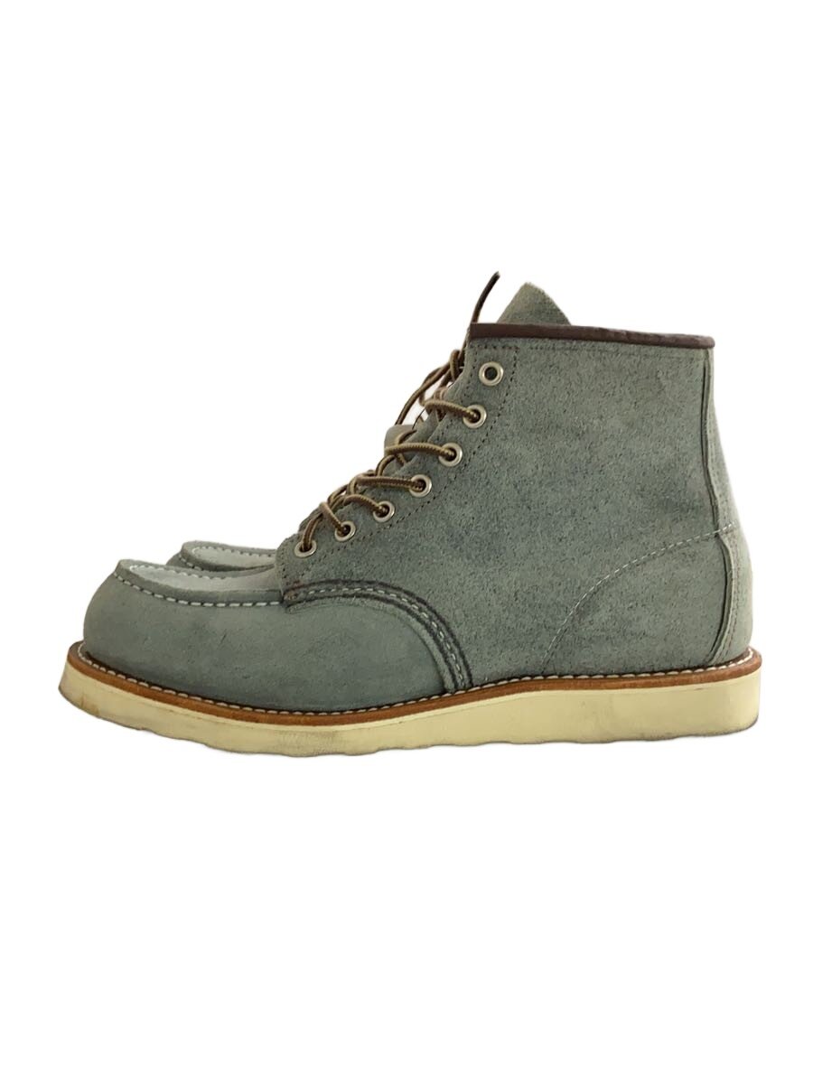 【中古】RED WING◆6INCH CLASSIC MOC/レースアップブーツ/25.5cm/GRY/スウェード/8800/? NULL ?【シューズ】｜2ｎｄ STREET 店