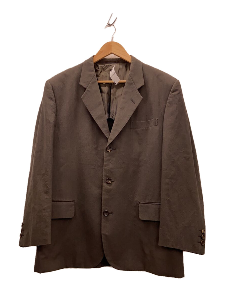 【中古】COMME des GARCONS HOMME◆90s/AD1993/田中オム/テーラードジャケット/S/羊毛/GRY/無地/HJ-02016S//【メンズウェア】