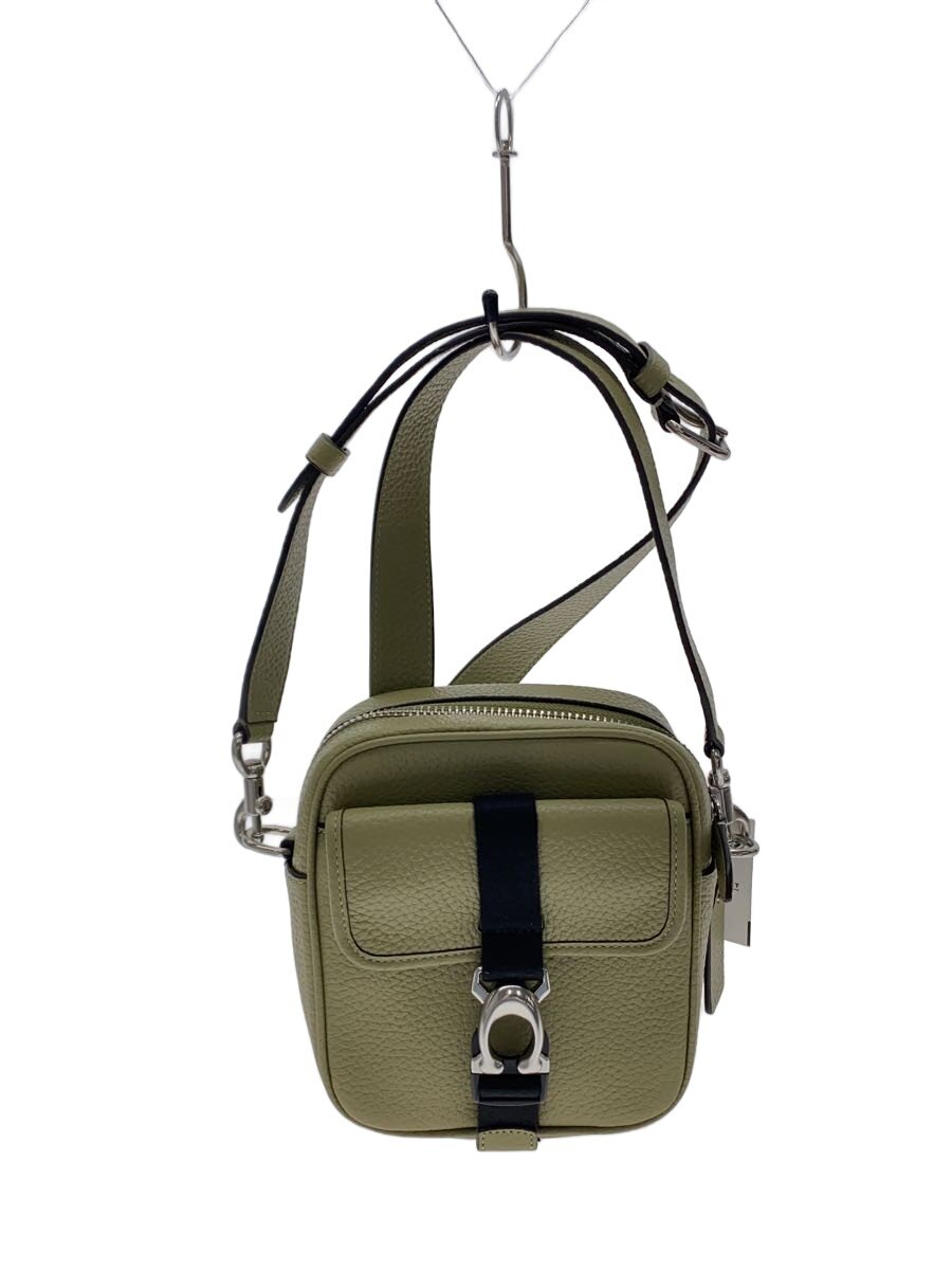 【中古】COACH◆ショルダーバッグ/PVC/KHK/CJ736//【御徒面子】