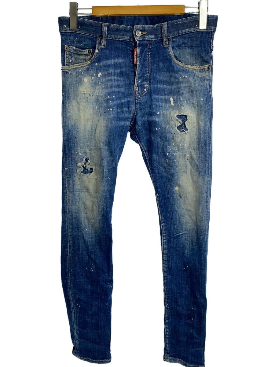 【中古】DSQUARED2◆スキニーパンツ/46/コットン/IDG/SL74LB1331【メンズウェア】|2nd STREET 店