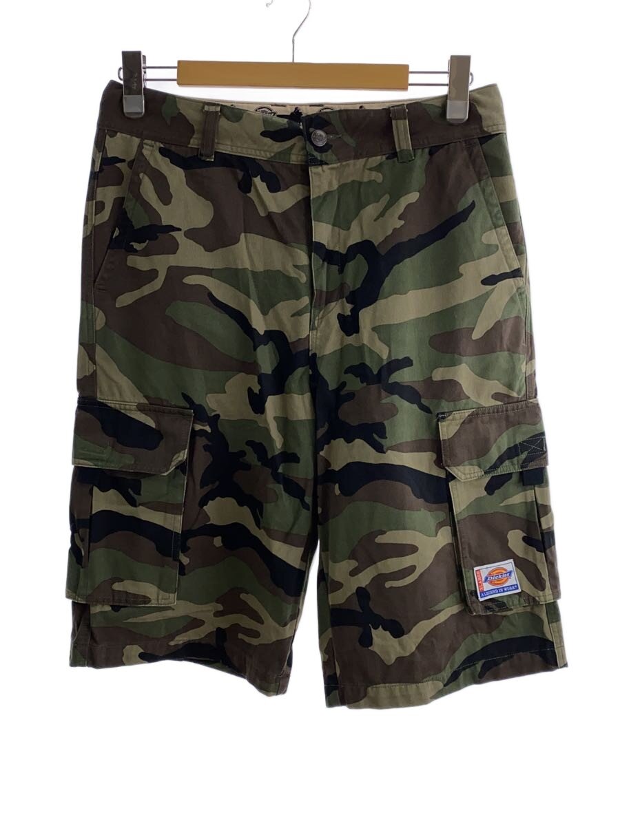 【中古】X-LARGE◆CAMO CARGO SHORTS/32/綿織物/GRN/間鴨フラ/101252031022【メンズウェア】