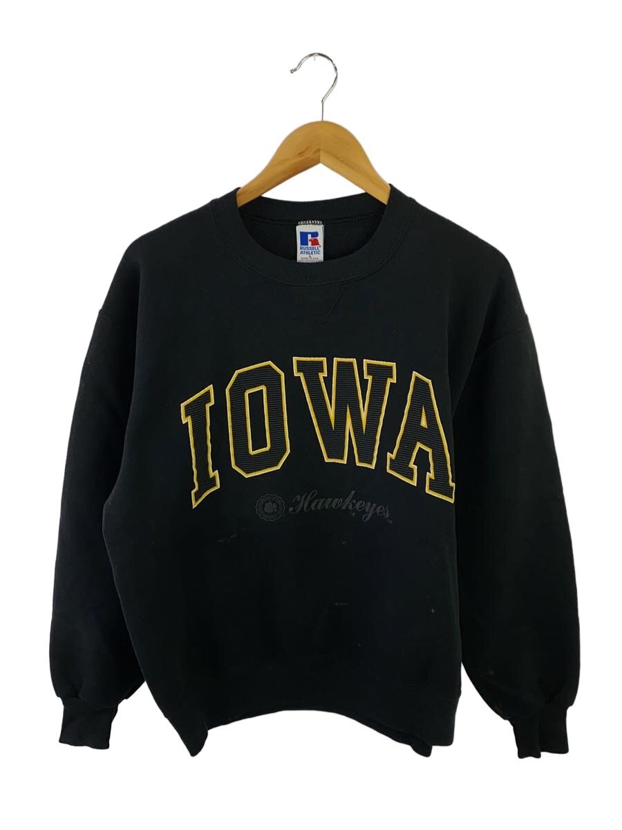 【中古】RUSSELL ATHLETIC◆90s/USA製/スウェット/L/コットン/BLK【メンズウェア】|2nd STREET 店