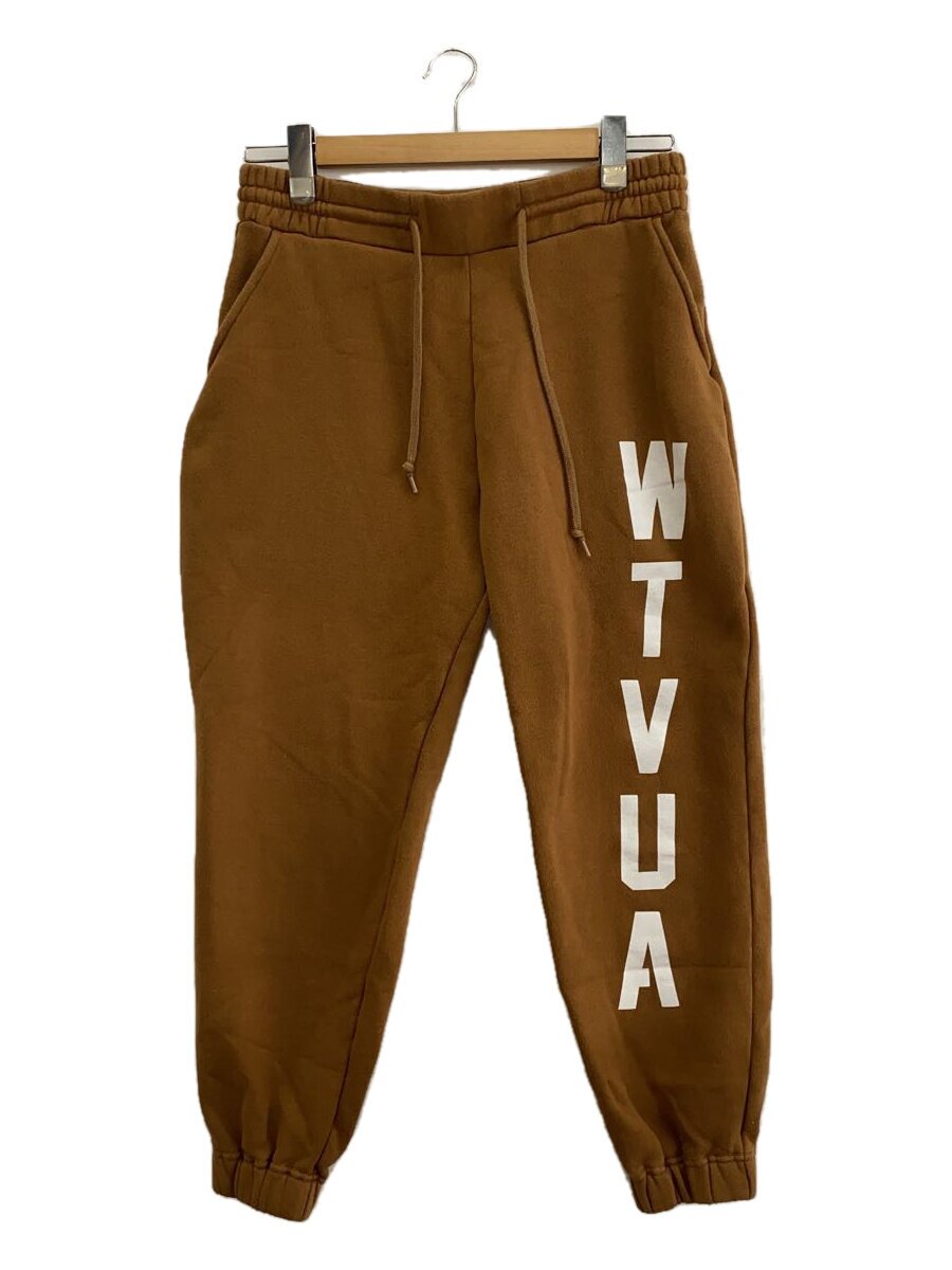 【中古】WTAPS◆21AW/STENCIL TROUSER/下つ方/1/綿織物/BRW/212ATDT-CSM16【メンズウェア】