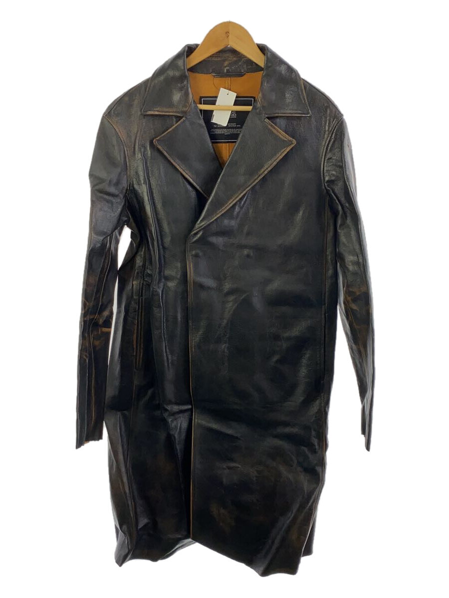 【中古】DIESEL◆L-KAUFFMAN/厚地の外套/48/羊革/BRW/A11627//【メンズウェア】
