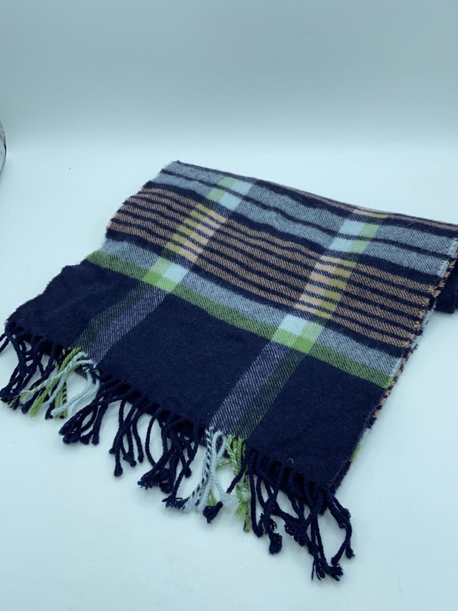【中古】Johnstons◆袈裟/カシミヤ/NVY/レディース【服飾雑貨他】