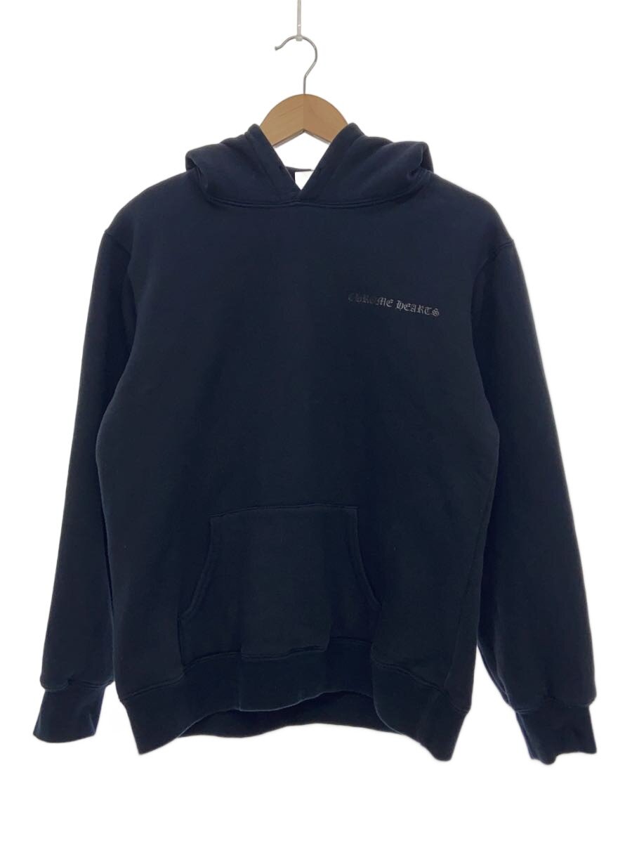 【中古】CHROME HEARTS◆パーカー/S/綿織物/BLK/無地//【メンズウェア】