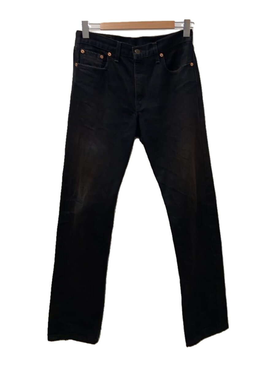 【中古】Levi’s◆下つ方/31/ジーンズ/BLK/5050285【メンズウェア】