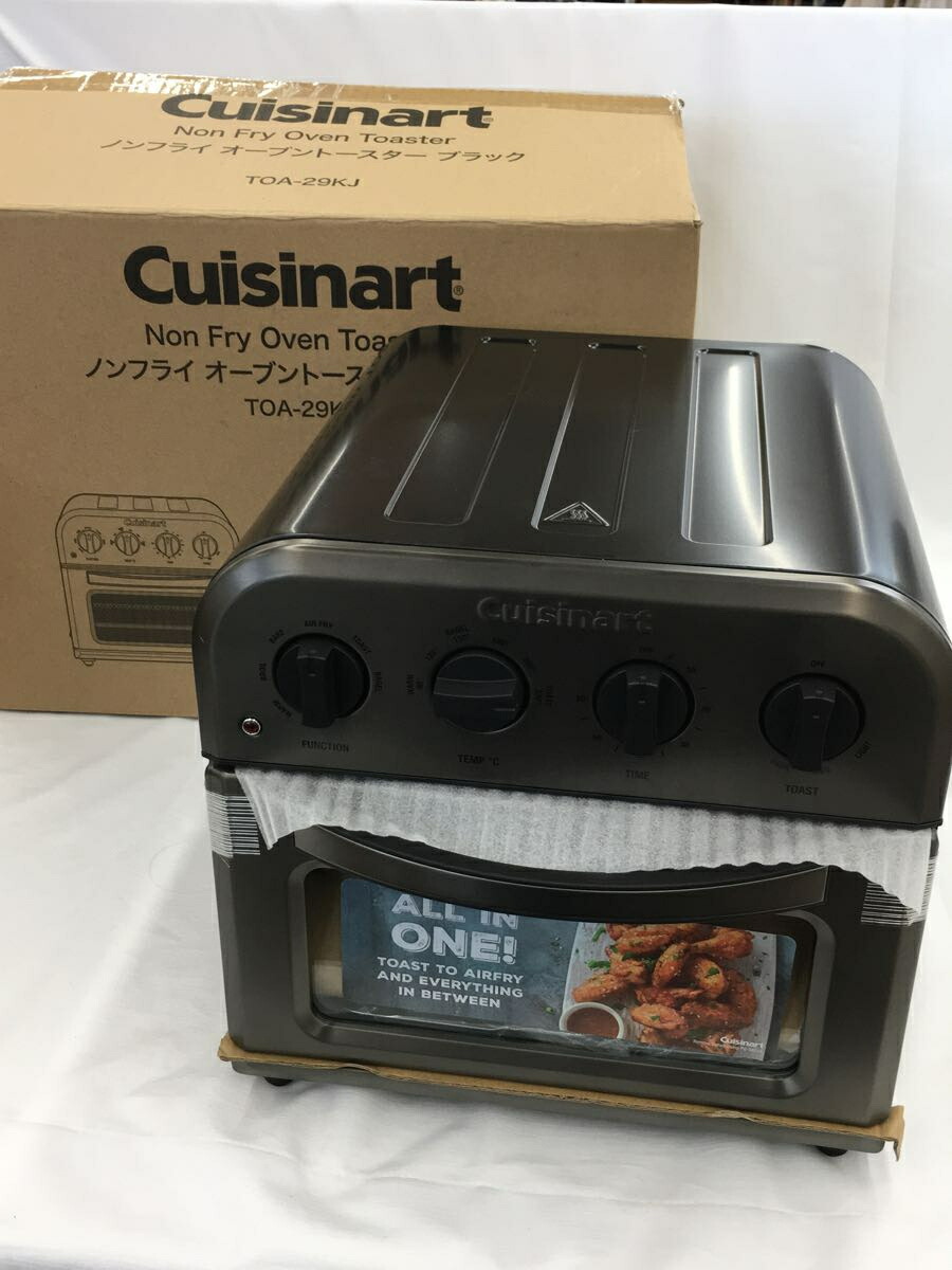 ディスカウント Cuisinart ノンフライオーブントースター ブラック TOA-29KJ 未使用 fucoa.cl